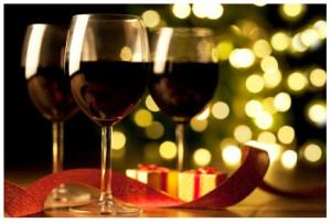 christmas wine sales success red wine on table christmas christmas ...