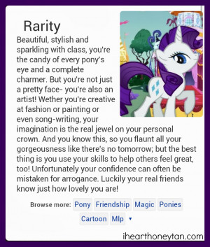 Which My Little Pony: Friendship is Magic pony are you?'