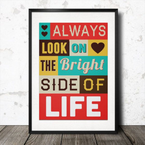 Personalised Inspirational Quote Word Art Poster £19.99