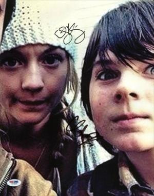 PPC Chandler Riggs & Emily Kinney The Walking Dead Signed 11X14 Photo ...