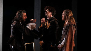 Clever trio: Ewen Leslie, Toby Schmitz and Tim Minchin mired deep in ...