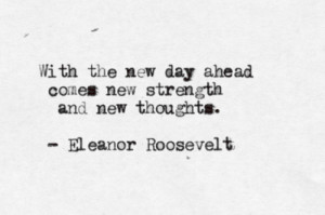 quote chin up Eleanor Roosevelt
