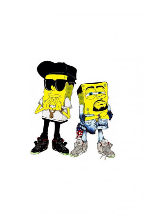 Spongebob go gangster: Kanye West, Jay Z, Gangsters Spongebob, Sponge ...