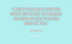 Veterans Have Served Their