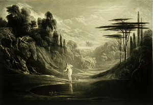 ... , John Martin. Original illustration from Paradise Lost , Book 5