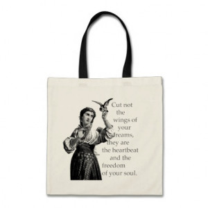INSPIRATION QUOTES FOR WOMEN CANVAS BAGS