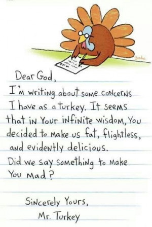Thanksgiving turkey humor