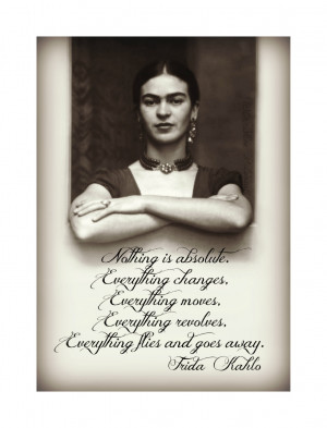 Frida Kahlo Quote Photomontage Art Print Original by ARTDECADENCE
