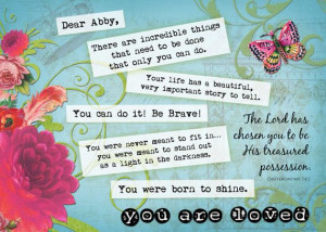 ... Abby Grace, Dear Abby, Brave Girls, Girls Power, Bible Verses, Sweet