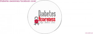 Diabetes awareness facebook cover photo