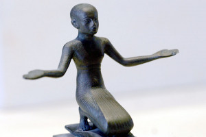 Man Praying. Artist Unknown. Photo via Wikimedia Commons.