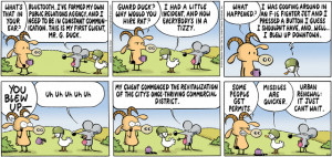 ... -as-stimulus argument to defend his client’s blowing up downtown