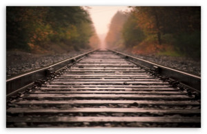 Railroad Tracks digital wallpapers, black wallpapers, wallpaper ...