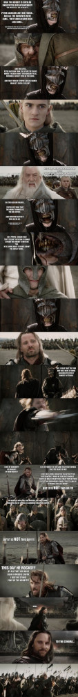 The Hobbit - Aragorn vs the Troll of Sauron... by yourparodies