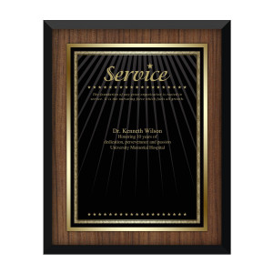 Walnut Service Award Plaque (739163)