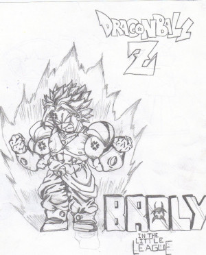 Dbz Broly Colouring Pages