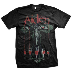 Aiden- Stigmata on a black shirt