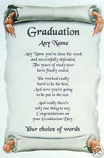 Daughter Graduation Poems Personalised graduation poem
