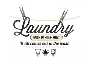 Laundry Quote Wall Decals