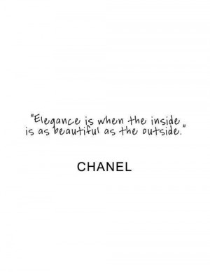 Fashion quotes sayings elegance meaningful chanel