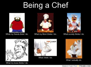 being a chef what my friends think i do what my mom thinks i do what ...