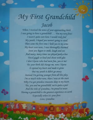 New Grandson Poems Ebay Itm