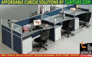 FR-506 Affordable Cubicles For Sale & Free Office Space Layout Design ...
