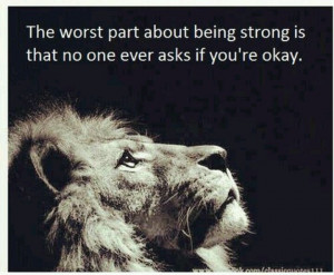 Being strong