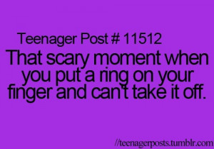 That scary moment when...