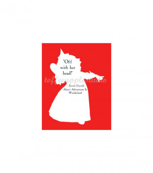 Hearts Alice In Wonderland Silhouette Queen of hearts silhouette quote ...