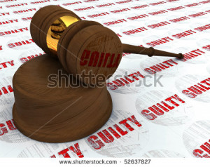 Guilt Symbol Symbol of justice - guilty
