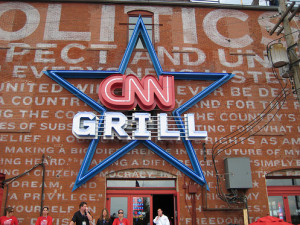 Reporting From Denver The CNN Grill Brings All the Bloggers to Its