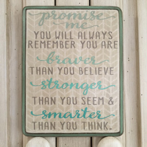 Inspirational Quote, Christopher Robin, Winnie the Pooh - 9x7 Wood ...