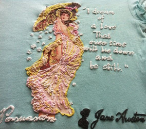 Jane Austen Persuasion Tshirt 3D Women Tank Top Literary di Quor