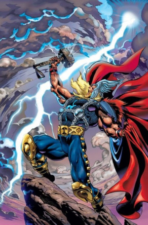 thor the norse god of thunder lightning a heroic and