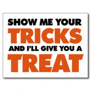 Trick or Treat Postcard