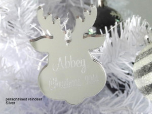 Personalised Acrylic Christmas Decorations