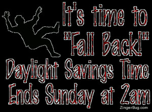 What better way to celbrate the end of daylight savings time than to ...