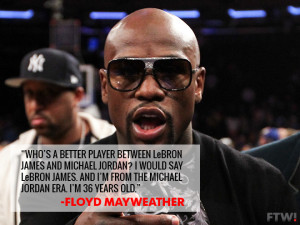 Floyd Mayweather takes LeBron over Jordan | For The Win