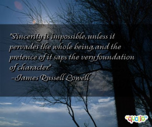 Sincerity Impossible Unless...