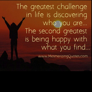 It’s more important to be happy with what you can offer than ...