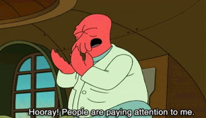 Zoidberg Is Excited People Are Paying Attention To Him