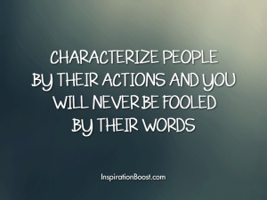 Action vs Words Quotes