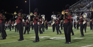 Marching band takes fifth at contest
