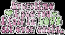 Love Quotes Glitter Graphic Code