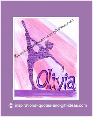 ... gymnastics quotes, pictures and gifts to encourage a creative gymnast