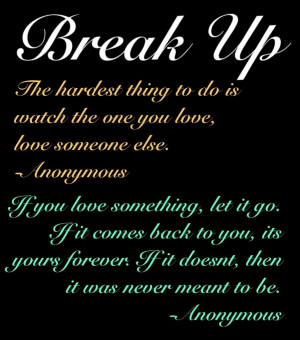 Break Up Image