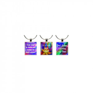 FUNNY QUOTES ~ Scrabble Tile Wine Glass Charms ~ Set #2 ~ PAIR & A