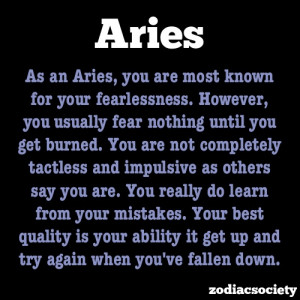 Quotes About Being An Aries. QuotesGram