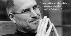 Innovation distinguishes between a leader and a follower 